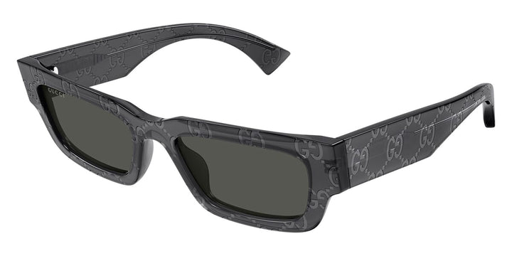 Gucci GG1838S Grey Monogram Slim Logo Sunglasses