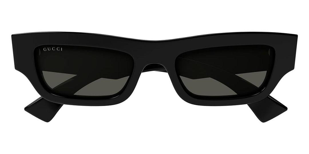Gucci GG1839S Miami Black Slim Logo Sunglasses