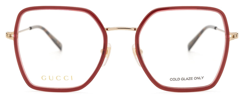 Gucci GG1850O Eyeglasses Frames in Burgundy Gold