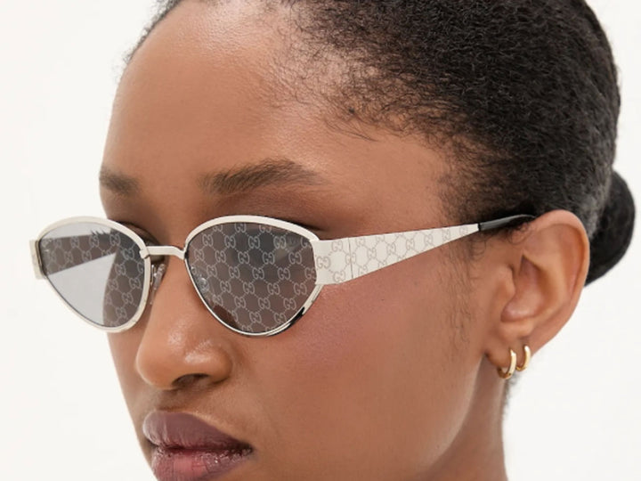 Gafas de sol con montura gruesa en marrón Gucci GG1338SK