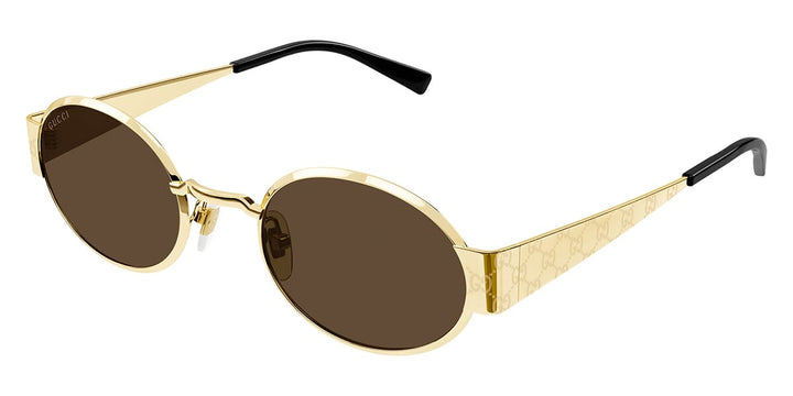 Gafas de sol con montura gruesa en marrón Gucci GG1338SK