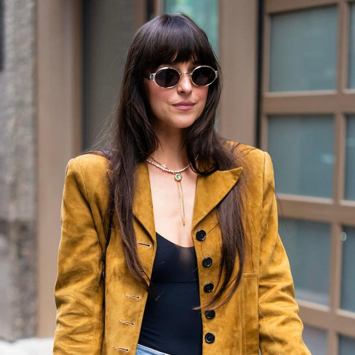 Gafas de sol con montura gruesa en marrón Gucci GG1338SK