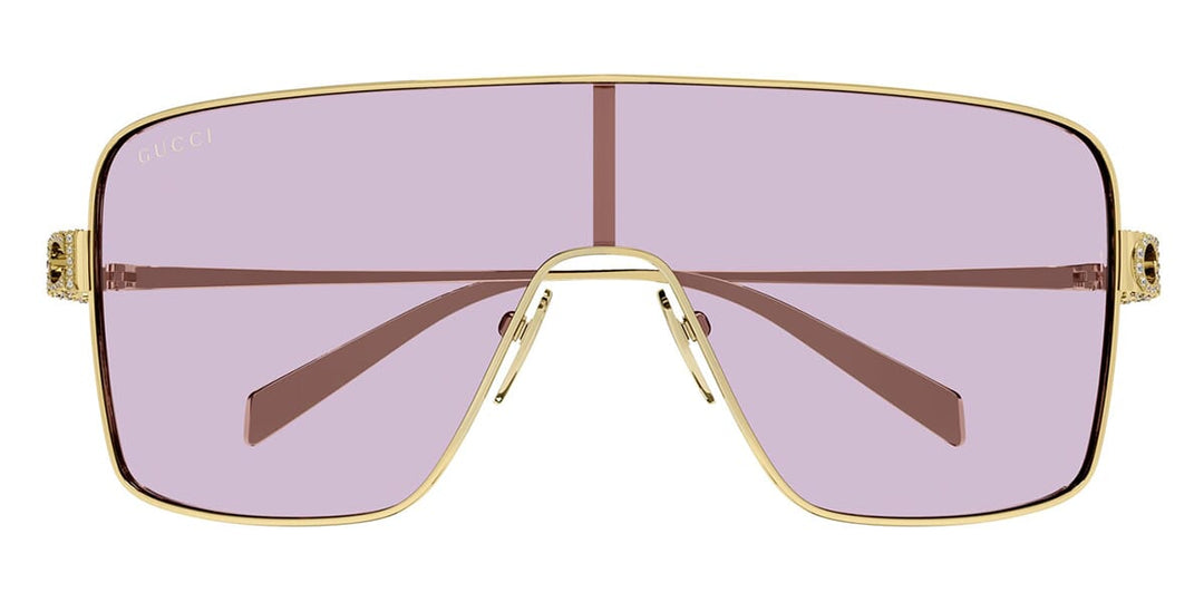 Gafas de sol extragrandes Gucci GG0817S con lentes grises 