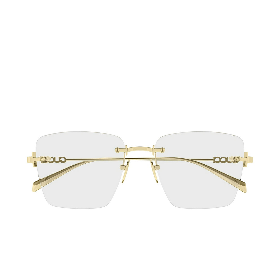 Gucci GG1938O Rimless Metal Frames in Gold