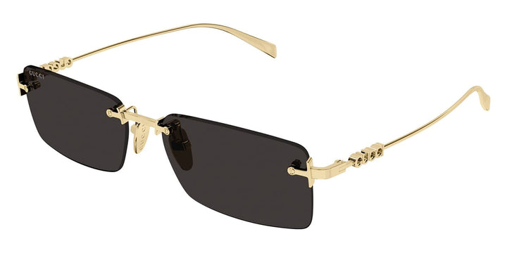 Gucci GG1941S Rimless Sunglasses in Gold Grey