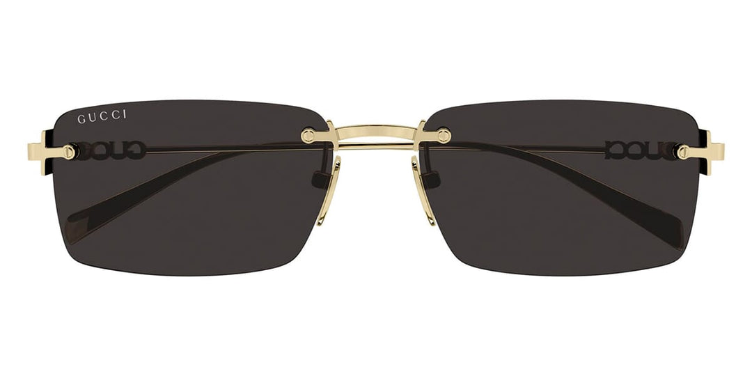 Gucci GG1941S Rimless Sunglasses in Gold Grey