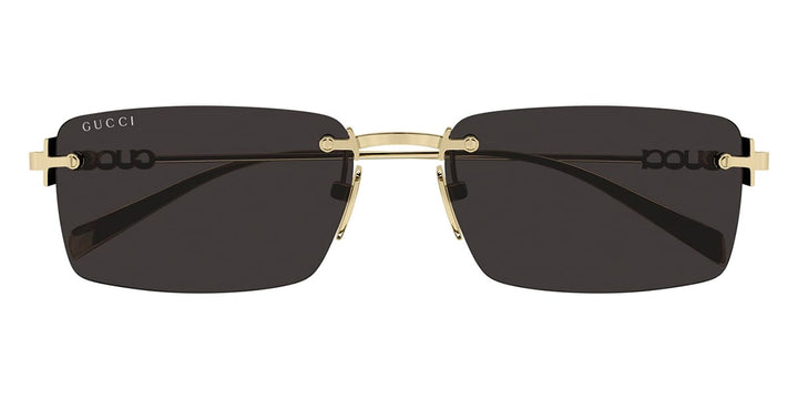 Gucci GG1941S Rimless Sunglasses in Gold Grey