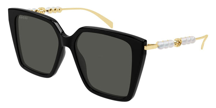 Gucci GG1257S Gafas de sol redondeadas con lentes marrones y rojos