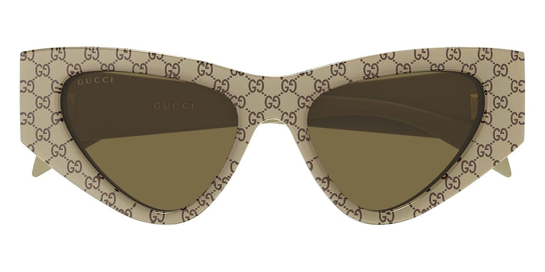 Gafas de sol extragrandes Gucci GG0817S con lentes grises 