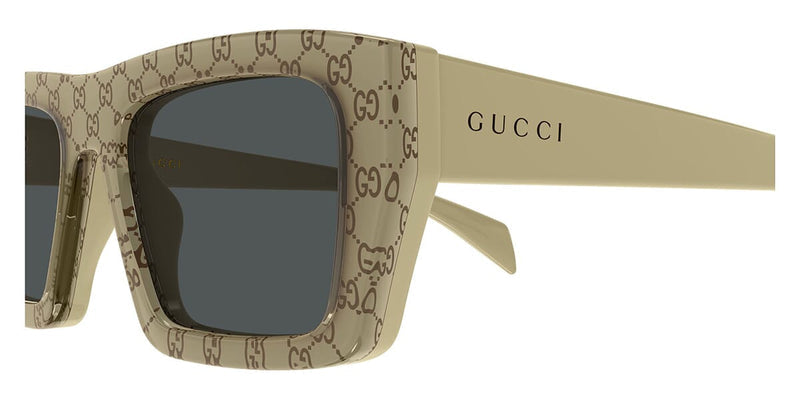Gucci GG1220S Gafas de sol de aviador con monograma verde