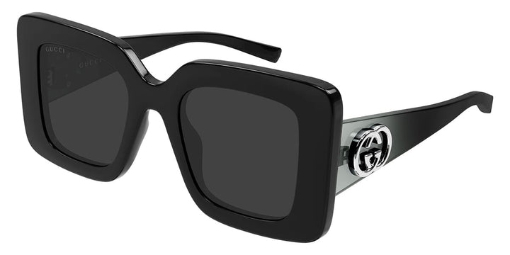 Gucci GG2025S Black Square Sunglasses