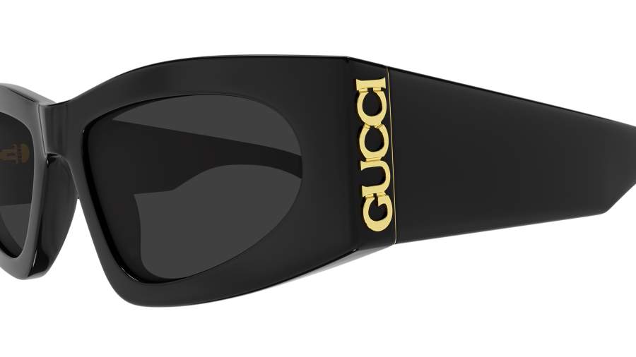 Gafas de sol extragrandes Gucci GG0817S con lentes grises 