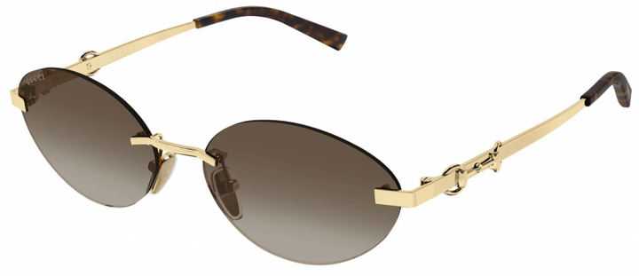 Gucci GG1220S Gafas de sol de aviador con monograma verde