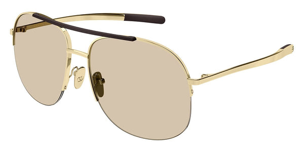 Gafas de sol extragrandes Gucci GG0817S con lentes grises 
