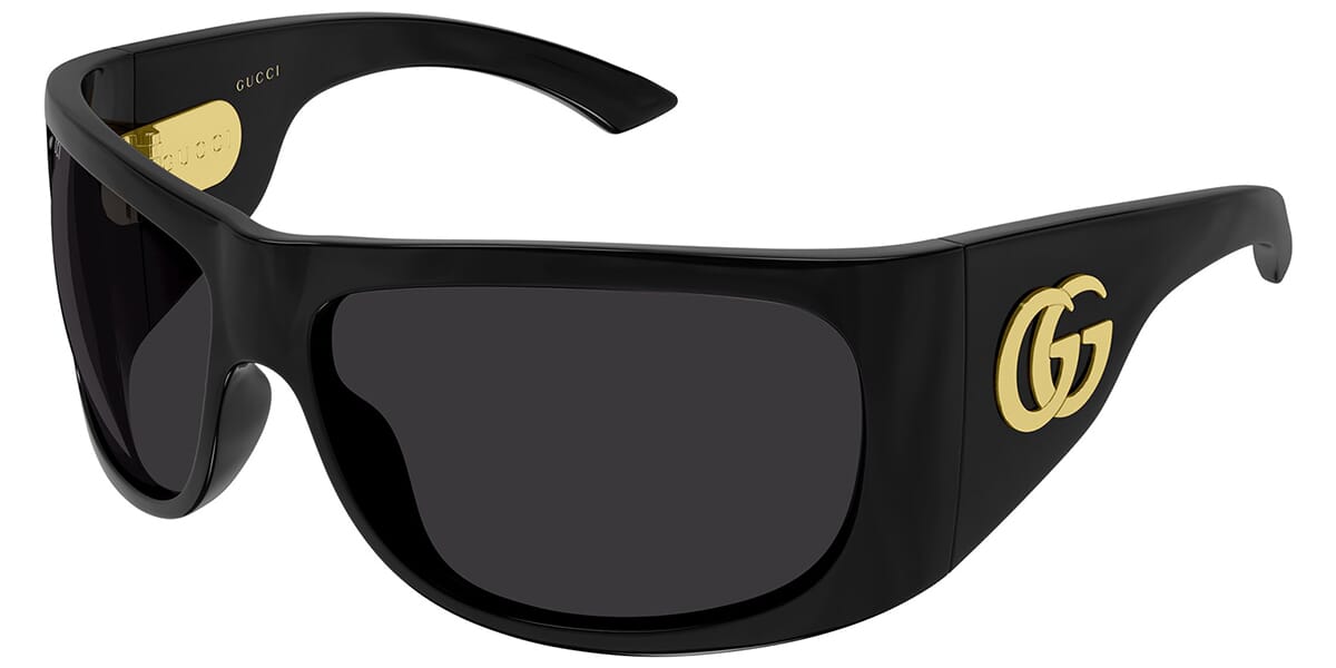Gucci GG2170S Black Marmont Wrap Mask Sunglasses | Designer Daydream