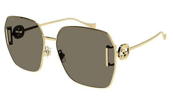 Gafas de sol Gucci GG1207SA dorado gris