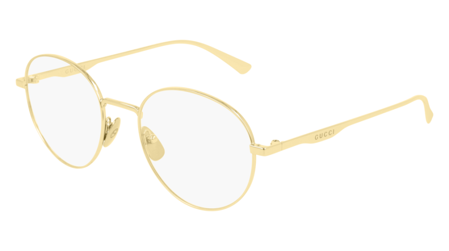 Gucci GG0337O Gold Round Eyeglasses Frames