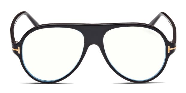 Tom Ford FT5012-B Black Oversized Bluelight Frames