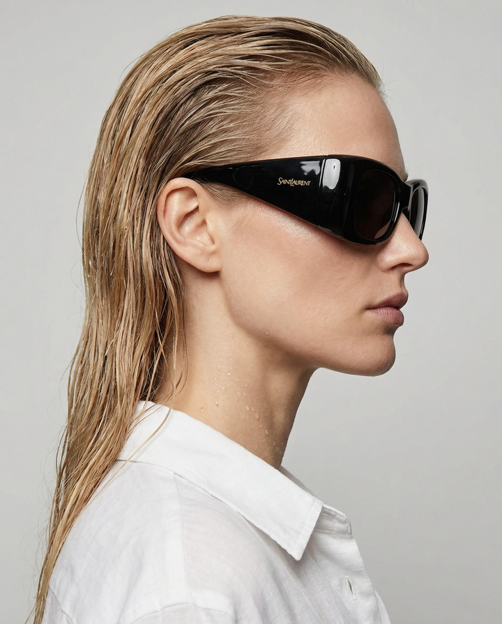 Saint Laurent SL901 Howl Sunglasses in Black