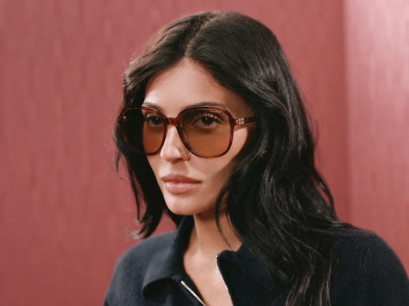 Miu Miu MU B01S Oversized Havana Sunglasses