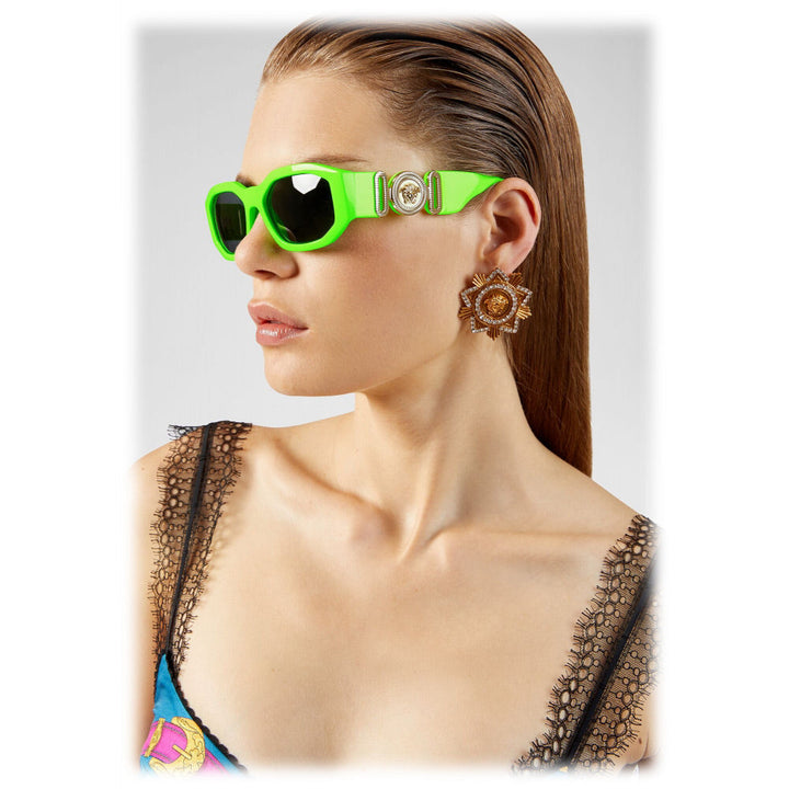 Versace VE4361 Biggie Sunglasses in Green