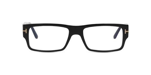 Tom Ford FT5835-B Black Rectangular Bluelight Frames