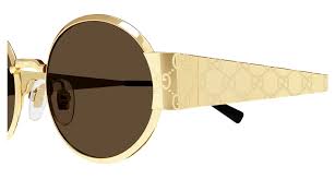 Gafas de sol con montura gruesa en marrón Gucci GG1338SK