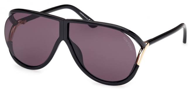 Tom Ford Axel FT1197 Aviator Sunglasses in Black - Designer Daydream