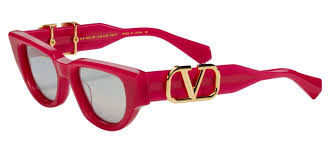 Valentino VLS103-C V-Due Red Cat Eye Sunglasses