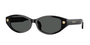 Versace VE4512D Black Oval Medusa Sunglasses