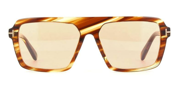 Tom Ford Vincent FT1176 Aviator Sunglasses in Tinted Brown - Product Image 2 - Designer Daydream
