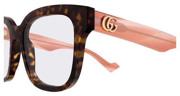 Gucci GG0958O Square Frames in Brown Pink