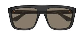 Gafas de sol rectangulares unisex Gucci GG0748S en negro