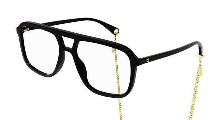 GG1078O Black Chain Pilot Frames