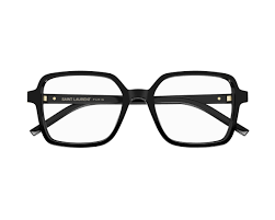 Saint Laurent SLM139 Square Eyeglasses Frames in Black