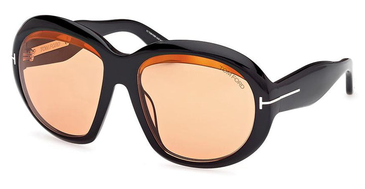 Tom Ford Angellica FT1193 Rounded Sunglasses in Black
