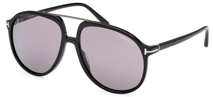 Tom Ford Archie FT1079 Black Oversized Aviator Sunglasses - Designer Daydream