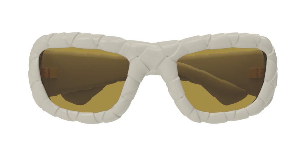 Bottega Veneta BV1303S Braided Sunglasses in White