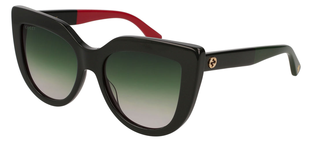 Gucci GG0164SN Cat Eye Black Sunglasses