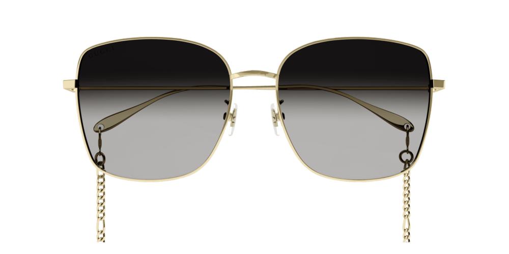 Gucci GG1030SK Pendientes Gafas de sol cuadradas extragrandes 