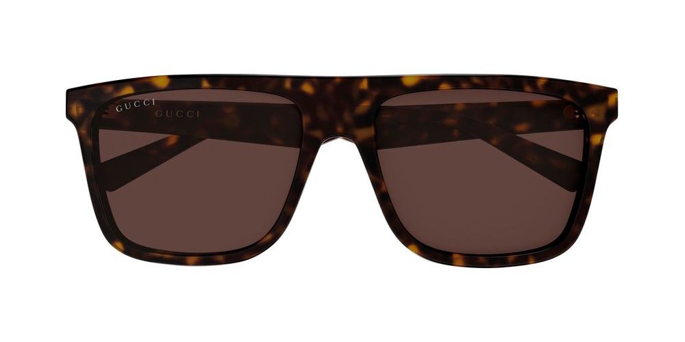 GG2182S Havana Brown Rectangular Sunglasses