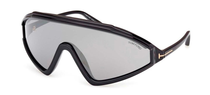 Tom Ford Lorna FT1121 Black Grey Mirror Sunglasses - Designer Daydream