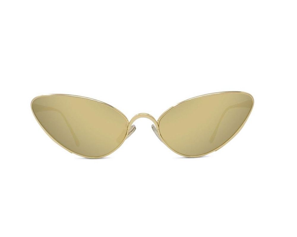 Loewe LW40179U Cat Eye Sunglasses in Gold Mirror