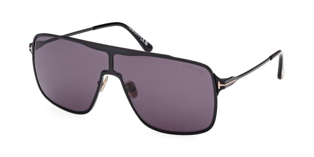 Tom Ford Zappa FT1173 Aviator Sunglasses in Black - Designer Daydream