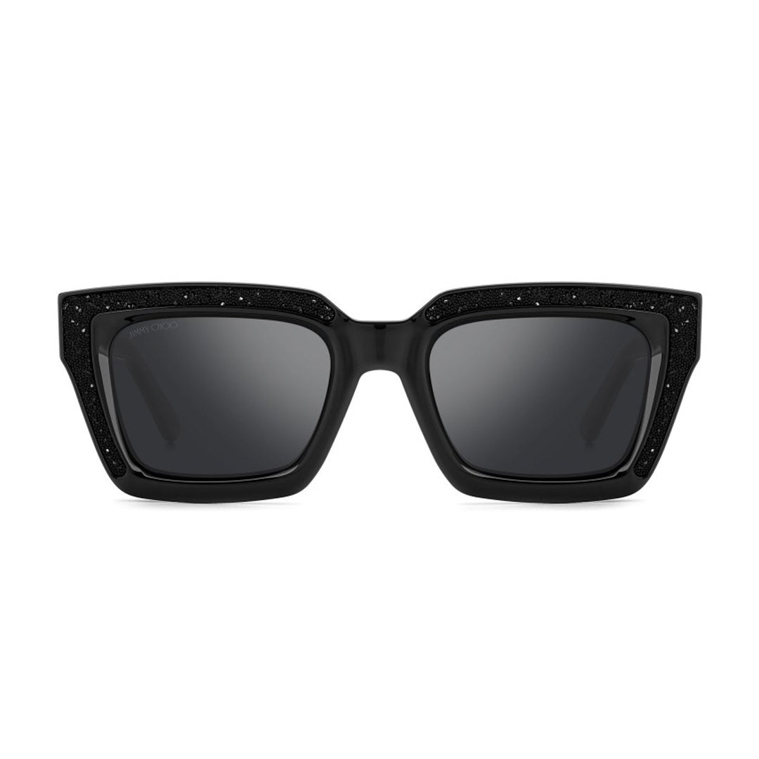 Jimmy Choo Megs Black Crystal Sunglasses