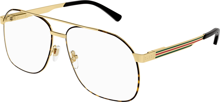 Gucci GG0278O Marcos De Piernas A Rayas Negras 