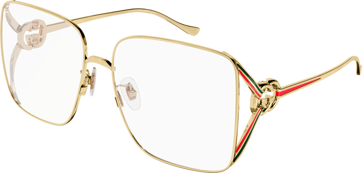 Gucci GG1321O Gold Metal Oversized Frames