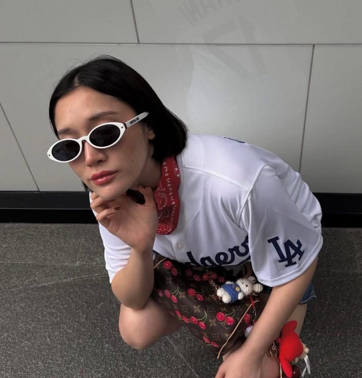 Dior Pacific R1F Oval Sunglasses in White – Designer Daydream
