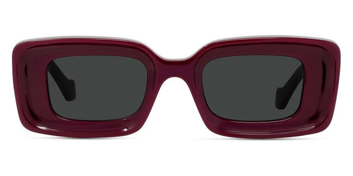 Loewe LW40101U Anagram Sunglasses in Burgundy Red