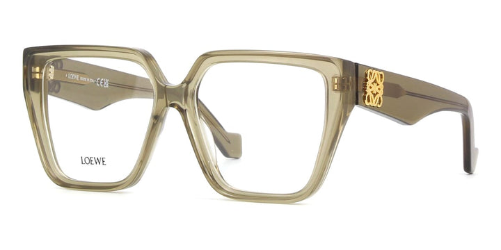 Loewe LW50042I Anagram Oversized Frames in Transparent Beige